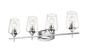 Joliet 4 Light Vanity in Chrome Finish