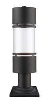Luminata Outdoor LED Post Mount Light in Black Finish