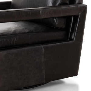 Olson Swivel Chair In Sonoma Black