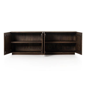 Tussac Media Console In Matte Brown Neem