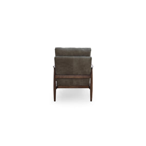 Moe's Arturo Accent Chair in Brown Leather