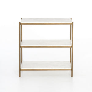 Felix Nightstand in ANTIQUE BRASS
