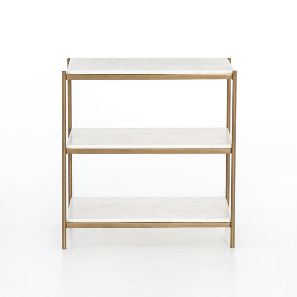 Felix Nightstand in ANTIQUE BRASS