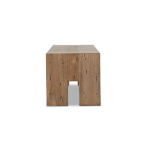 Abaso Large Accent Bench In Rstic Wormwood