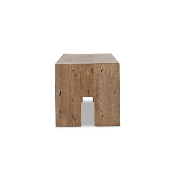 Abaso Large Accent Bench In Rstic Wormwood