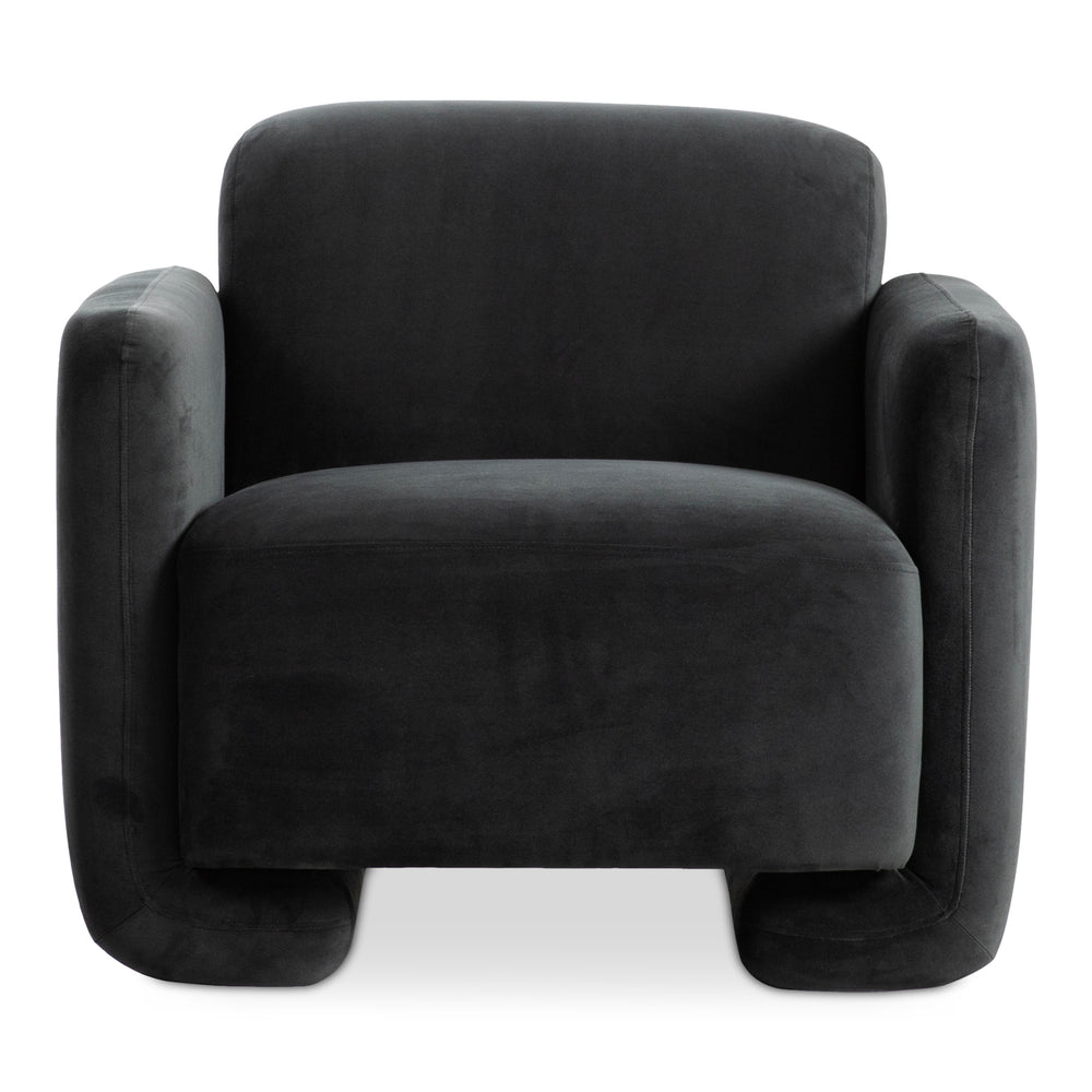 Moe's Fallon Accent Chair in Shadow Grey