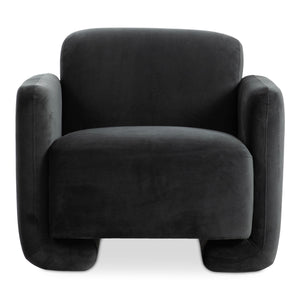 Moe's Fallon Accent Chair in Shadow Grey
