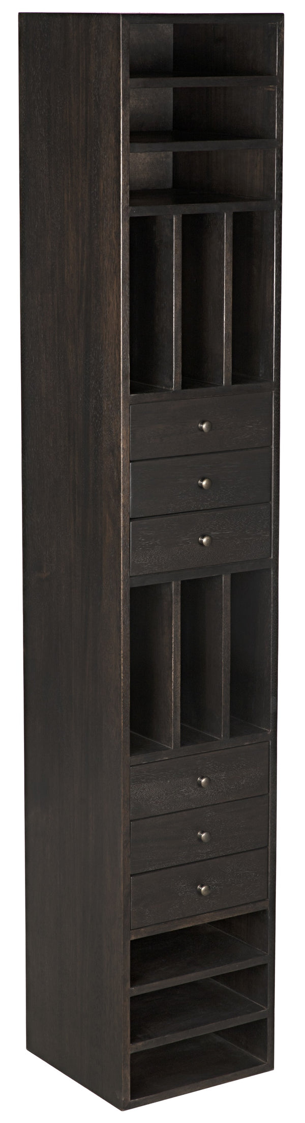 Tubula Bookcase, Ebony Walnut