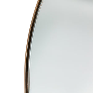 Georgina Small Mirror In Polished Brass