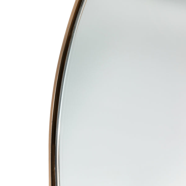 Georgina Small Mirror In Polished Brass