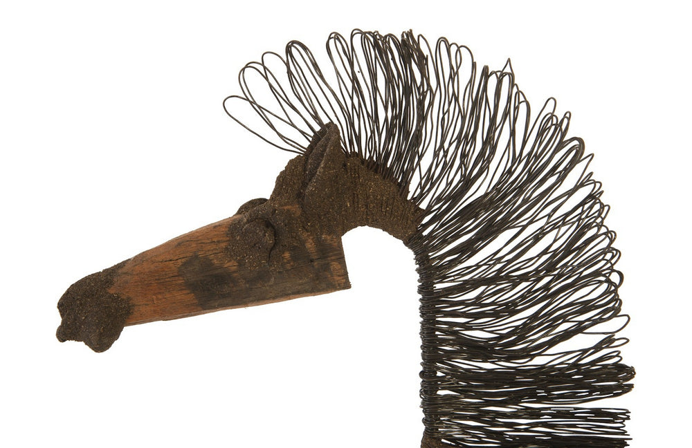 Wire Horse Sculpture, Small Body