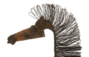 Wire Horse Sculpture, Small Body