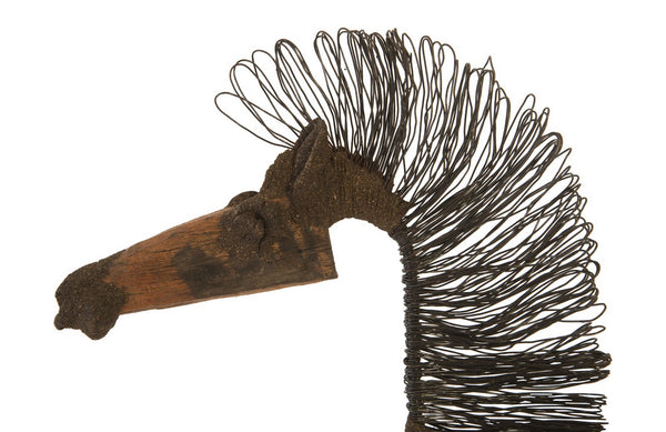 Wire Horse Sculpture, Small Body