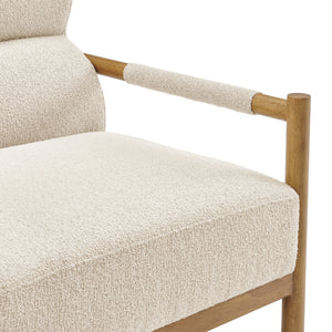 Olsen Boucle Accent Arm Chair, Palladian Beige