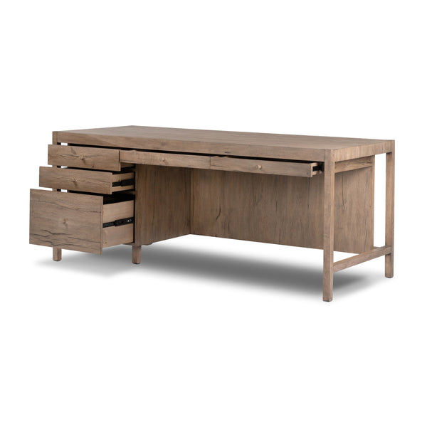 Suspension Desk In Grey Oak
