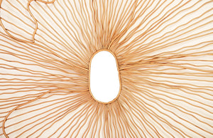 Poppy Flower Wall Art, Copper, Large
