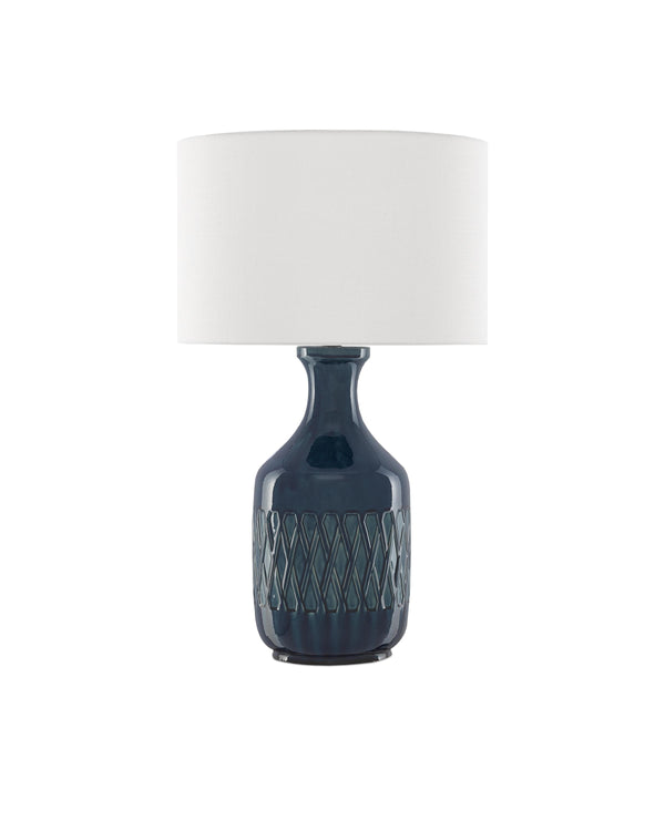 Samba Blue Table Lamp In Ocean Blue