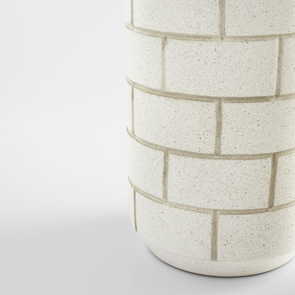 Mason Vase | White -Large