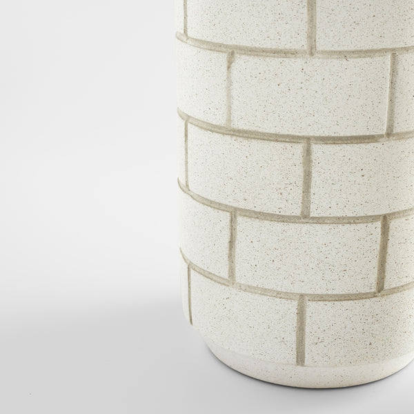Mason Vase | White -Large