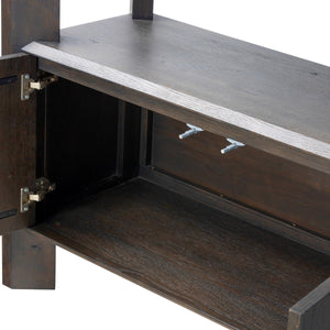 Orwin Bookshelf in Smoked Black Oak