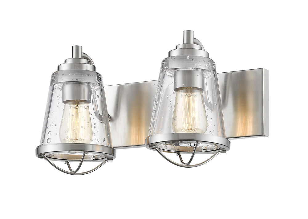 Mariner 2 Light Vanity in Brushed Nickel Finish