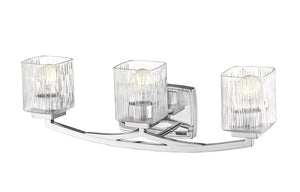Zaid 3 Light Vanity in Chrome Finish