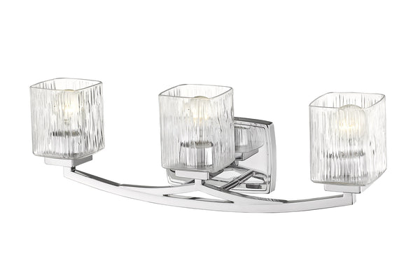 Zaid 3 Light Vanity in Chrome Finish