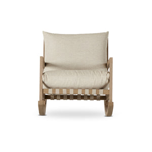 Aiken Outdoor Rocking Chair In Faye Sand