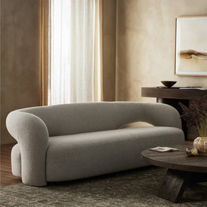 Mazie Sofa In 94" In Crete Pebble