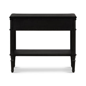 Toulouse Nightstand In Distressed Black