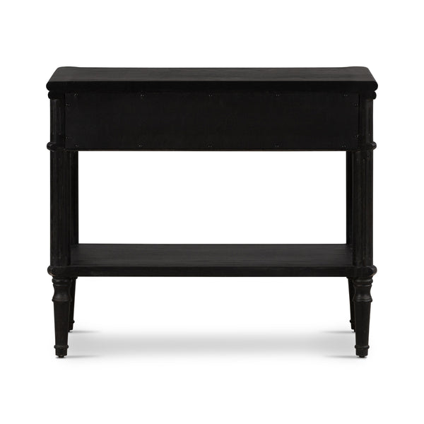Toulouse Nightstand In Distressed Black