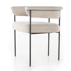 Carrie Dining Chair In Light Camel