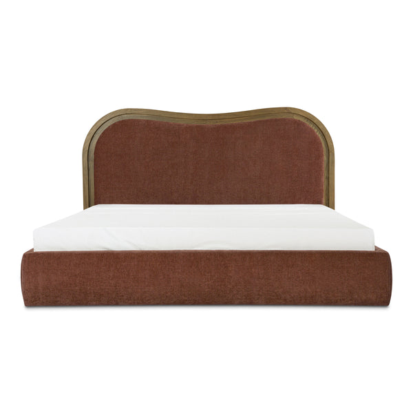 Moe's Camilla Queen Bed in Chestnut Finish