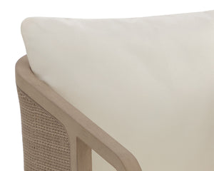 PALERMO DINING CHAIR - DRIFT BROWN - STINSON CREAM