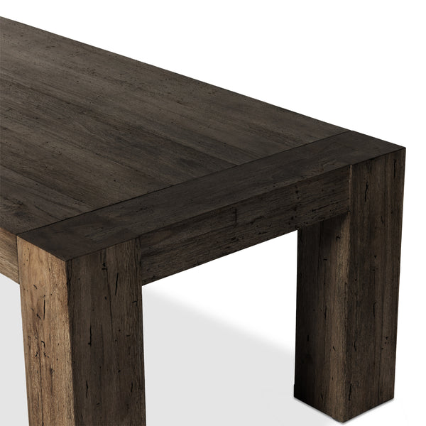 Abaso Dining Table 108" In Ebony Rustic