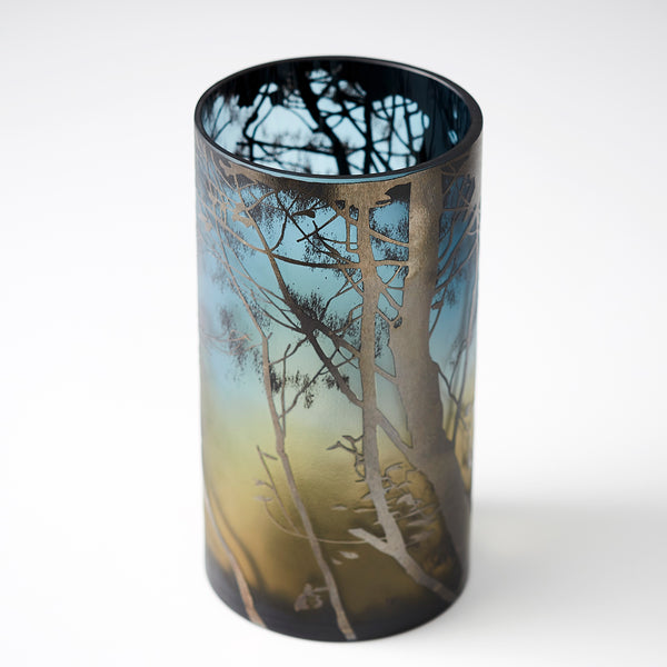 Miombo Vase in Green and Blue
