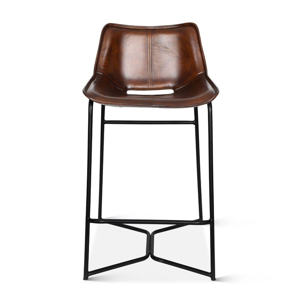 Essex Stanley Counter Chair, Hand Washed Chestnut