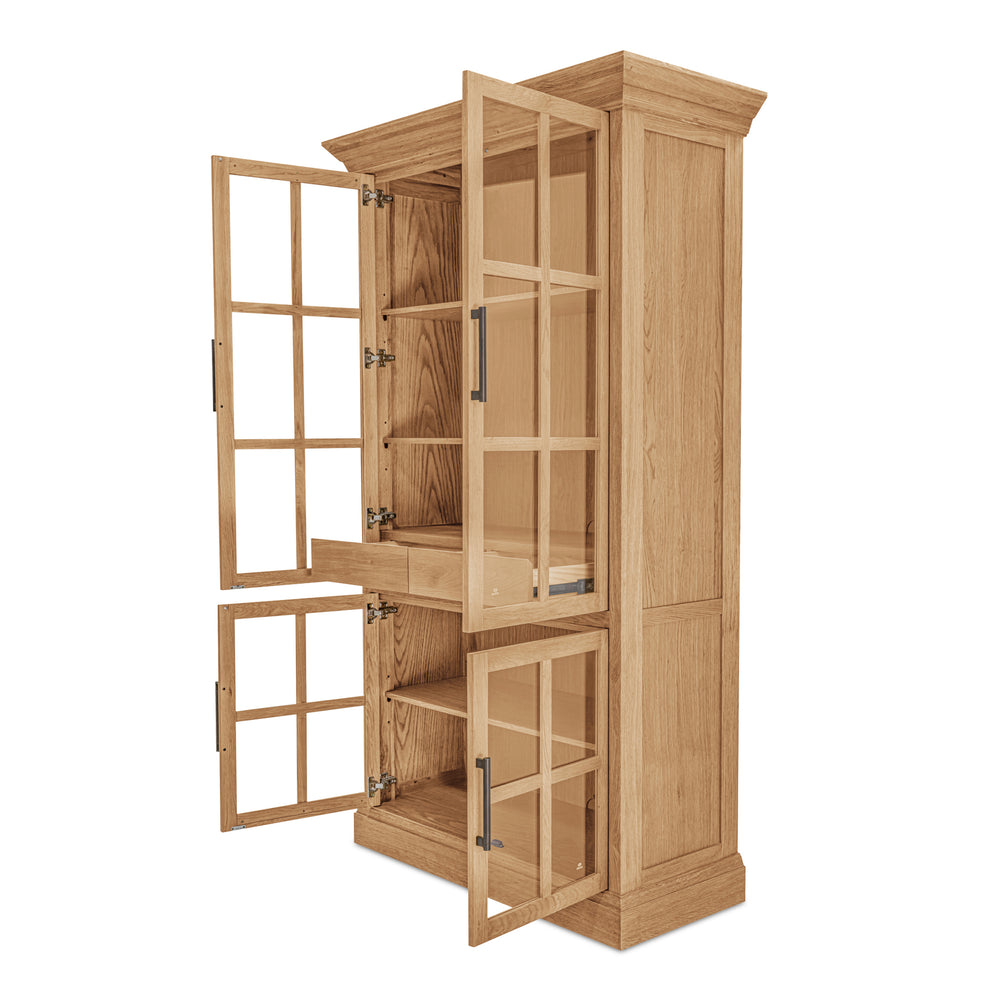 Moe's Raymond Tall Cabinet in Natural Finish