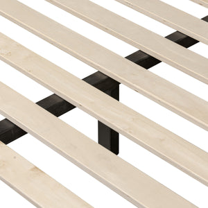 Leo Queen Bed - Smoked Black