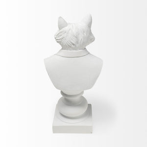 Murray 6L x 5W White Resin Business Fox