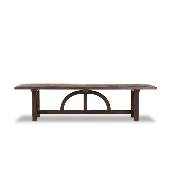 The Arch Dining Table in Medium Brown Fir Veneer