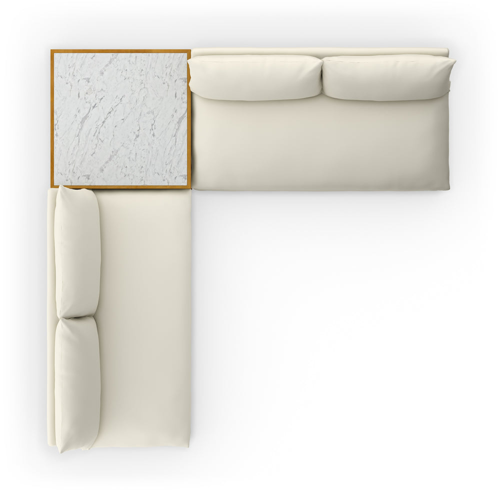 Grant Outdoor 2 Pc Sec W/Coffee Tbl In Crm