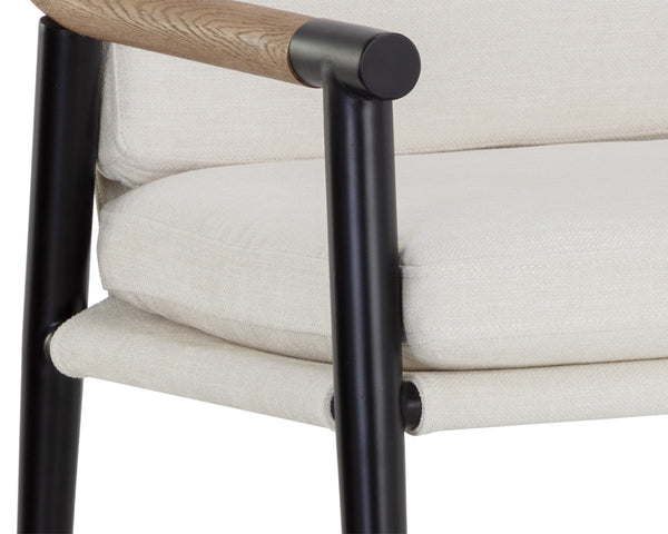 MEADOW COUNTER STOOL - HEATHER IVORY TWEED