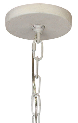 Mercer Two-Tier Gesso Chandelier