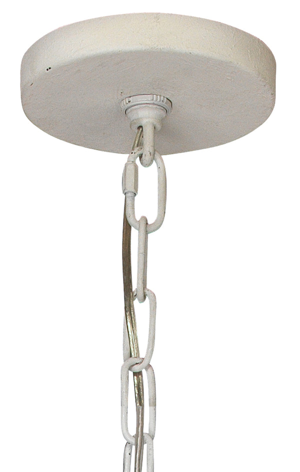 Mercer Two-Tier Gesso Chandelier
