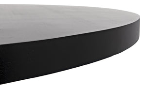 Hugo Dining Table, Hand Rubbed Black