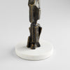 Amida Side Table | Bronze | White