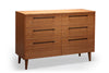 Caramelized Sienna Six Drawer Dresser