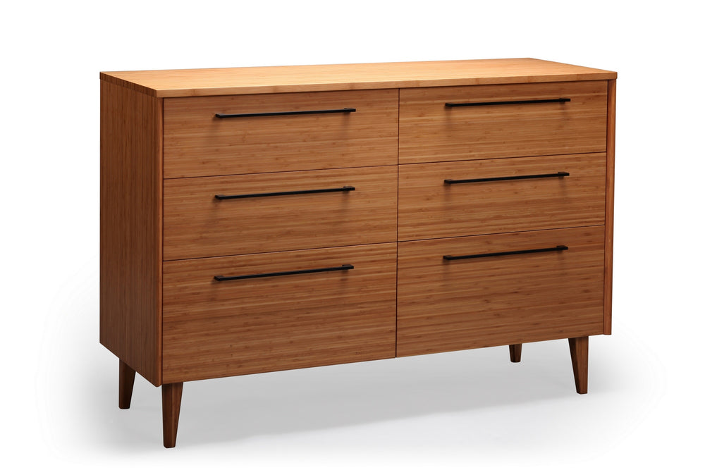 Caramelized Sienna Six Drawer Dresser