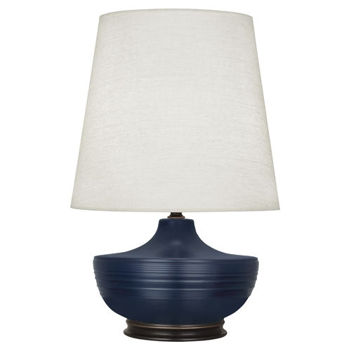 Matte Midnight Blue Michael Berman Nolan Table Lamp